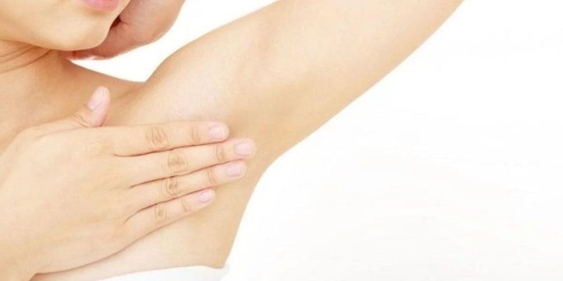 Ubicación ganglios axilares inflamados por estrés