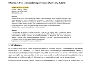 Estrés y rendimiento académico