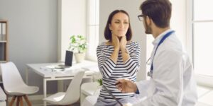 Inflamación de ganglios en el cuello por estrés