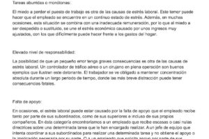 Caso de estrés laboral en una empresa