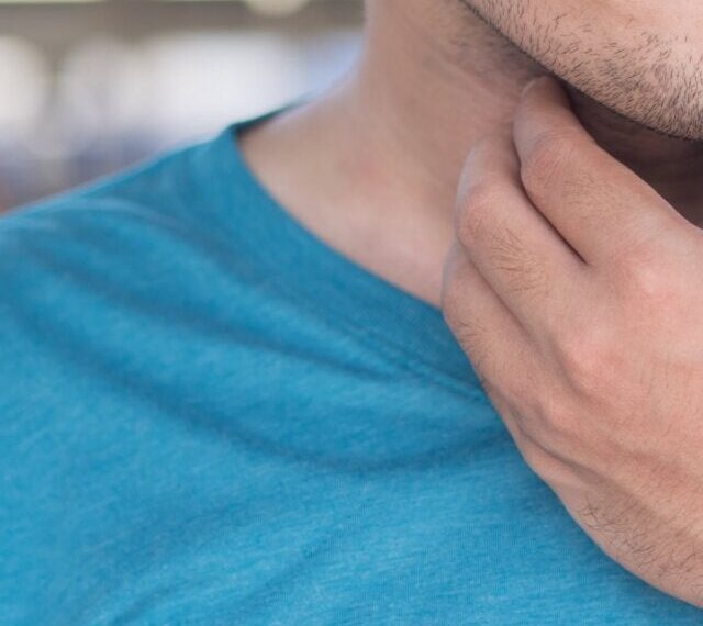 Dolor ganglios inflamados en el cuello por estrés