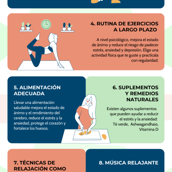 Ejercicios para controlar el estrés y la ansiedad