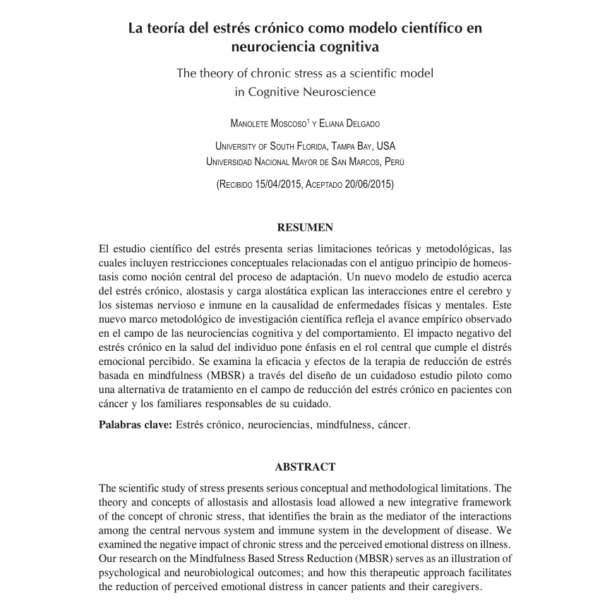 Estrés neuro comportamental