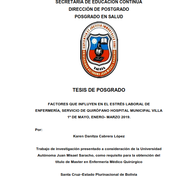 Factores que influyen en el estrés laboral en enfermería