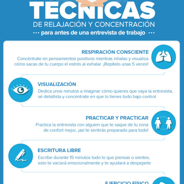 Ejercicios de relajación para el estrés laboral