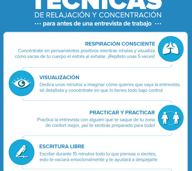 Ejercicios de relajación para el estrés laboral