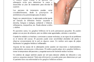 Ganglios linfáticos ganglios axilares inflamados por estrés