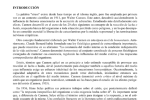 Que es la homeostasis y el estrés