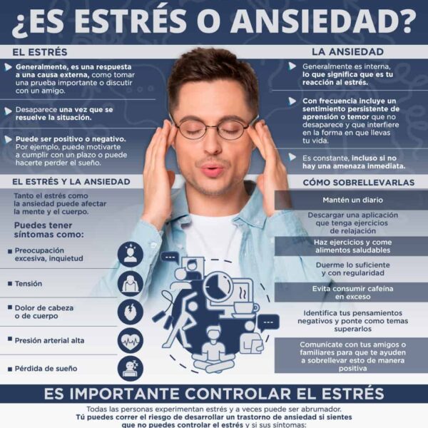 Que puede causar el estrés y la ansiedad