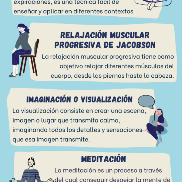 Técnicas de relajación muscular para el estrés